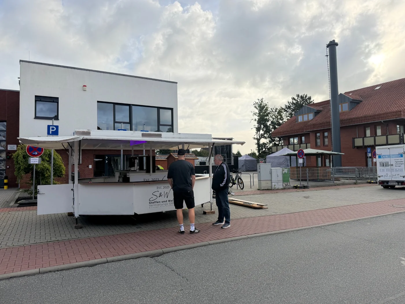 Bierwagen bei einer Veranstaltung